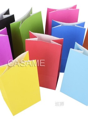 50pcs Paper Bags Stand Up Dot Pure bags Candy Child Party Bi