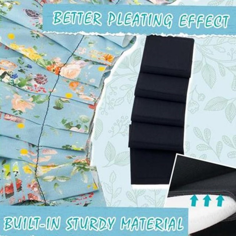 Black Clothes Pleating Tape For Sewing DIY Pull Pleated Tape