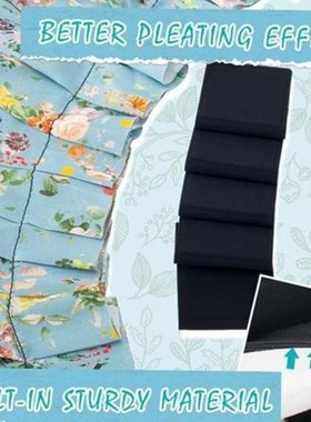 Black Clothes Pleating Tape For Sewing DIY Pull Pleated Tape