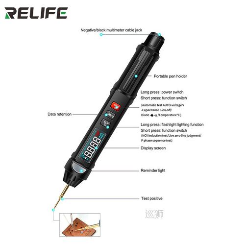DT-01 Smart Pen Type Multi-Function Mini Multimeter Non-Cont
