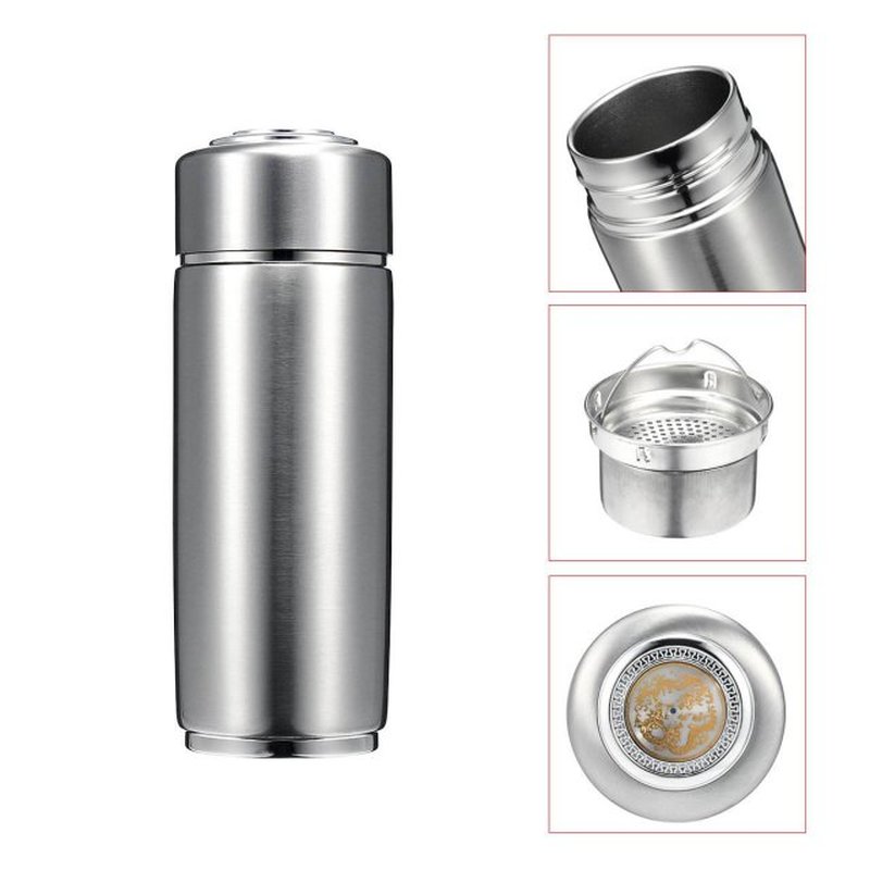 400ml Stainless Steel Quantum Alkaline Filtered Water Cup Ba