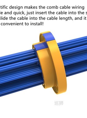 Network Carding device Cable comb fireproof ABS plastic Gene