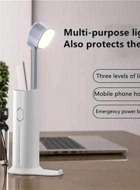 LED Desk Lamp 3 Color Stepless Dimmable Foldable Table