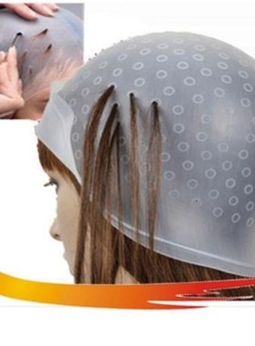 Highlight Cap Hair-Styling-Tools Professional Silicone Reusa