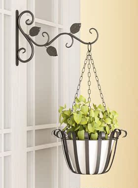 European Style Wall Hanging Flower Pot Support Bracket Hook