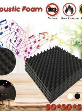 4PCS Soundproofing Foam Acoustic Foam Sound Treatment Studio