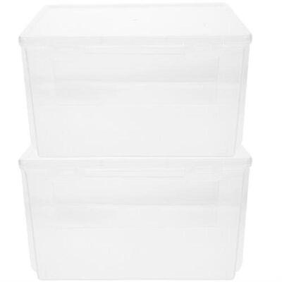 Bread Box Storage Container Fridge Case Food Plastic