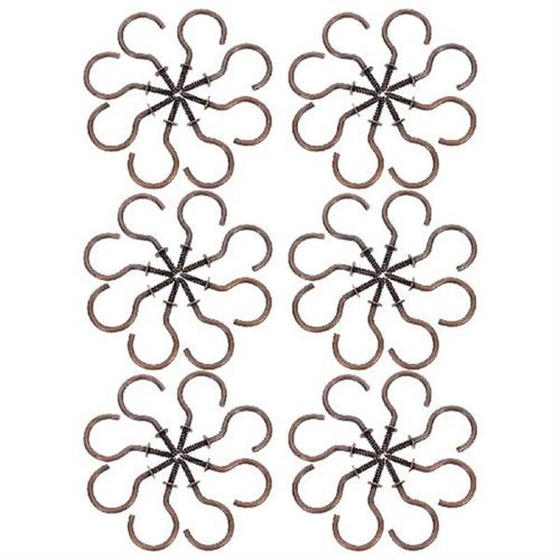 50pcs Office Metal Iron Outdoor Ceiling Plant Hook Cup