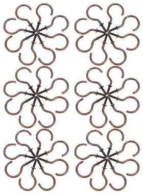 50pcs Office Metal Iron Outdoor Ceiling Plant Hook Cup