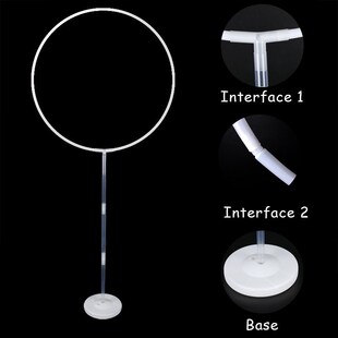 163x73cm Round Balloon Stand Arch Wedding Decoration Backdro