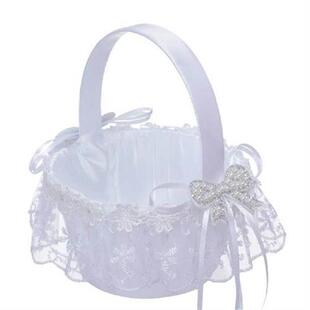 Flower Basket With Handle For Party Home Decoration Wedding
