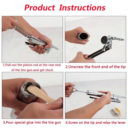 2nd Generation Upgraded Car Tire Repair Kit Inner Tire Rubbe