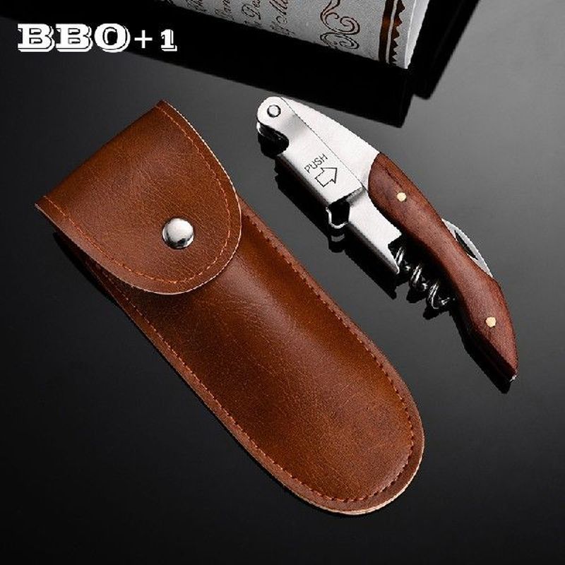 Wine Opener Stainless Steel Corkscrew Knife Portable Can