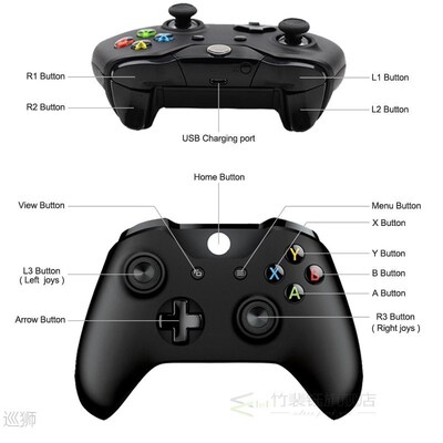 For Xbox OneS Wireless Joystick Controle Remote Controller J