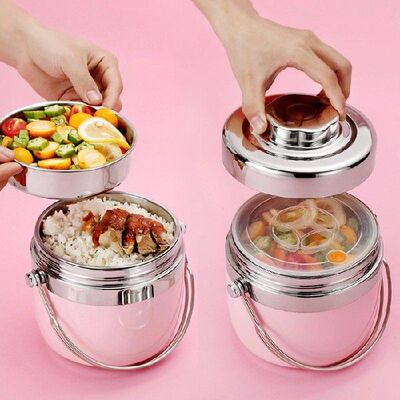 2019 Portable Lunch Box Japanese 304 Stainless Steel 12