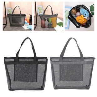 Mesh Shower Caddy Tote Bag Hanging Portable Toiletry Bag