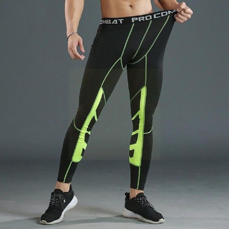 Men's Tight Trousers Compression Pants Cycling Runni