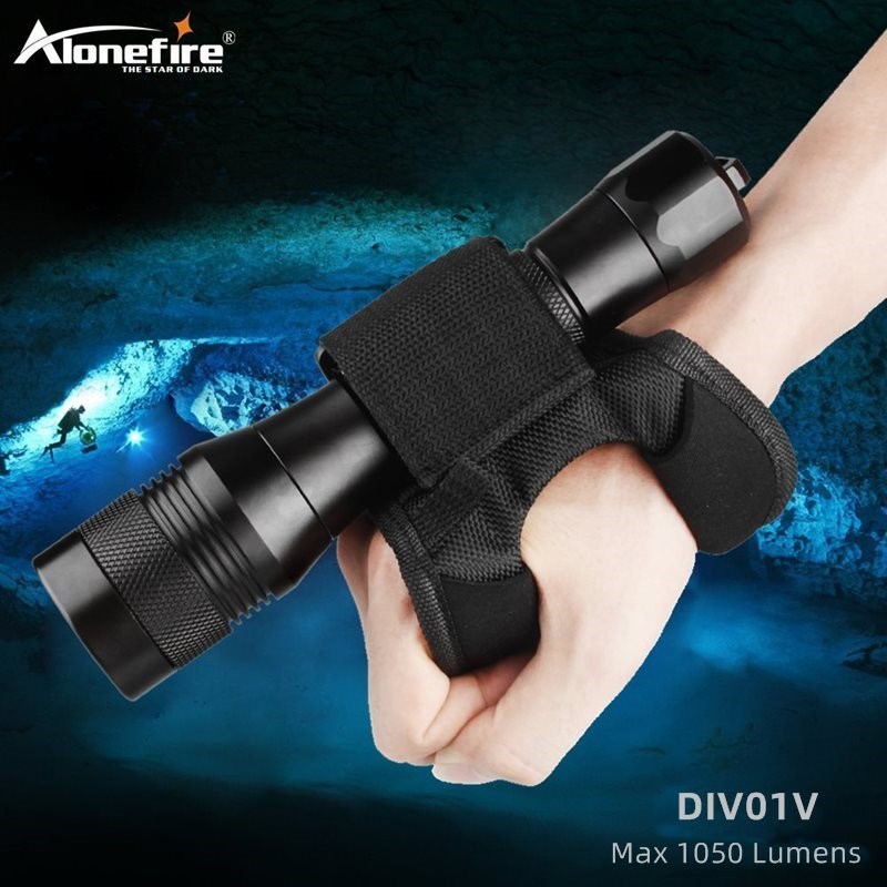 Alonefire DIV01V Diving Flashlight Photography LED Light Und