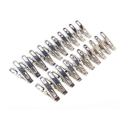 Stainless Steel Washing Line Clothes Pegs Hang Pins Clips