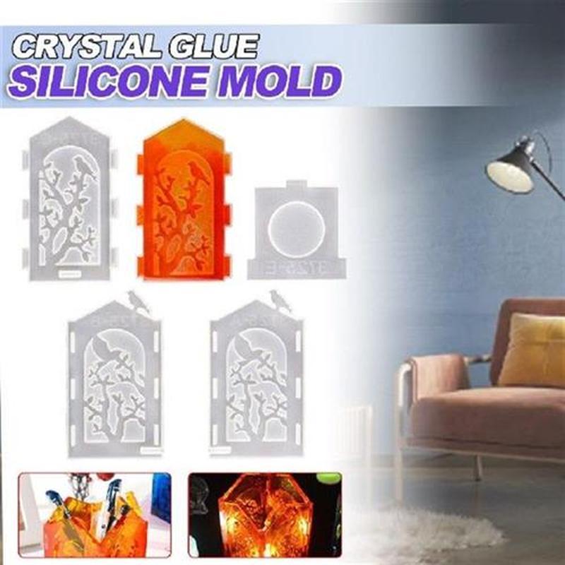 Silicone Box Pen Candle Tealight Holder Mould Handmade