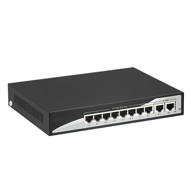 2 8 Ports 100Mbps PoE Switch Injector Power over Ethernet IE