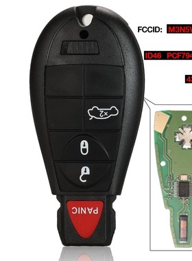id46 433mhz msz5wy783x Car Key Shell For Chrysler Town &