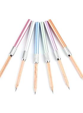 Metal Pencil Extender Holder Sketch Single Head Pencil Exten