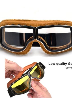 Helmet Mx-Goggles Ski-Glasses Biker Vintage Motorcycle Scoot