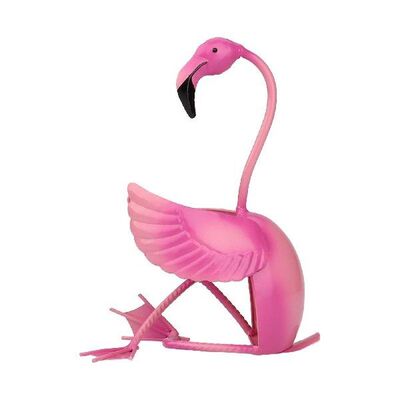Flamingo Wine Rack Table Statue for Cafe Gifts for Wine