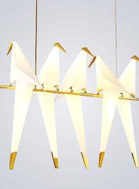 Nordic Led Pendant Lights Postmodern Acrylic Bird Hanglamp