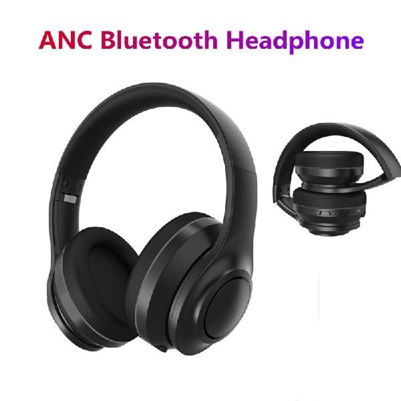 ANC Bluetooth V5.0 Headphones Noise Cancelling Foldable Wire
