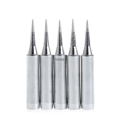 ()5x Lead Free Replacet Soldering Tools Solder Iron Tips Hea