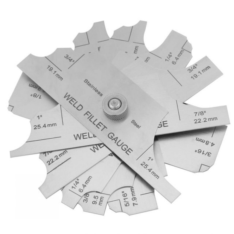 Stainless Steel Welding Gauge Fillet Weld Set Gage Test Ulna