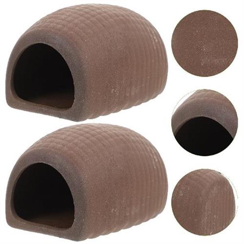 Cave Aquarium Ceramic Tank Hideout Hideaway Shrimp Hiding