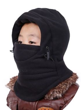 Kids Balaclava Windproof Ski Face Covering Children Fleece