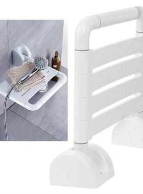 Wall-Mounted Shower Safety Folding Stool for Disabled Elder