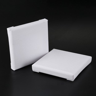 10Pcs/Set White Blank Art Boards Mini Stretched Artist Canva