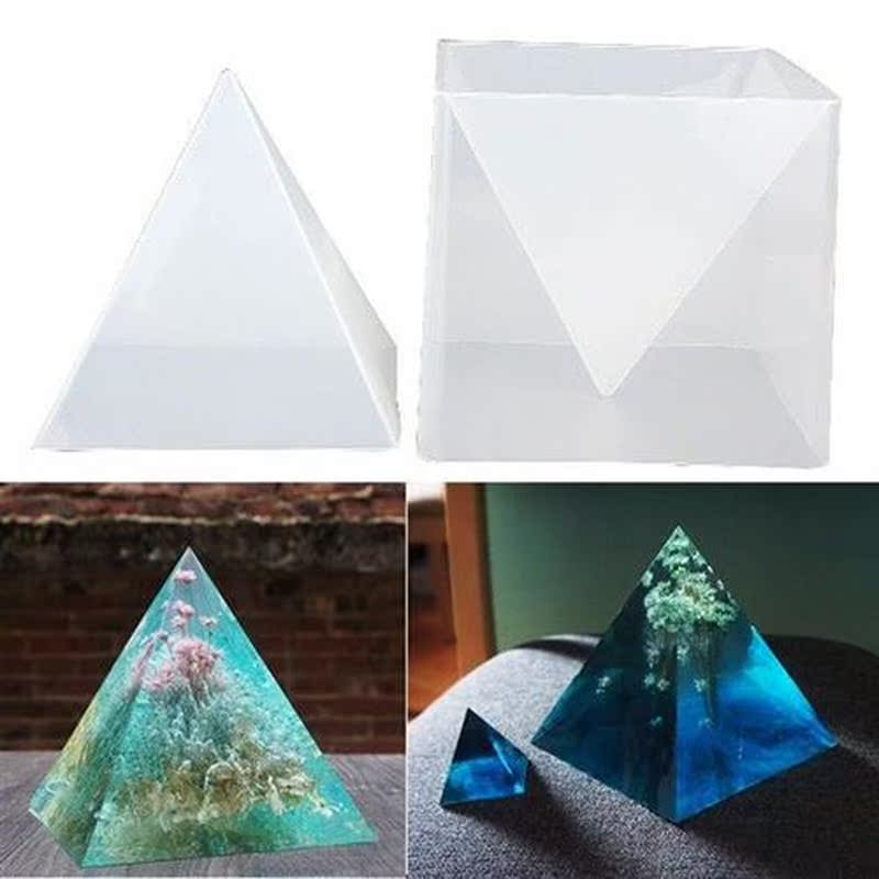 1pc DIY  Super Pyramid Silicone Mould Resin Craft Jewelry