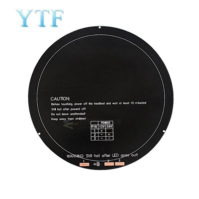 3D Printer Heating Bed Aluminum Substrate MK3 Circular Hot B