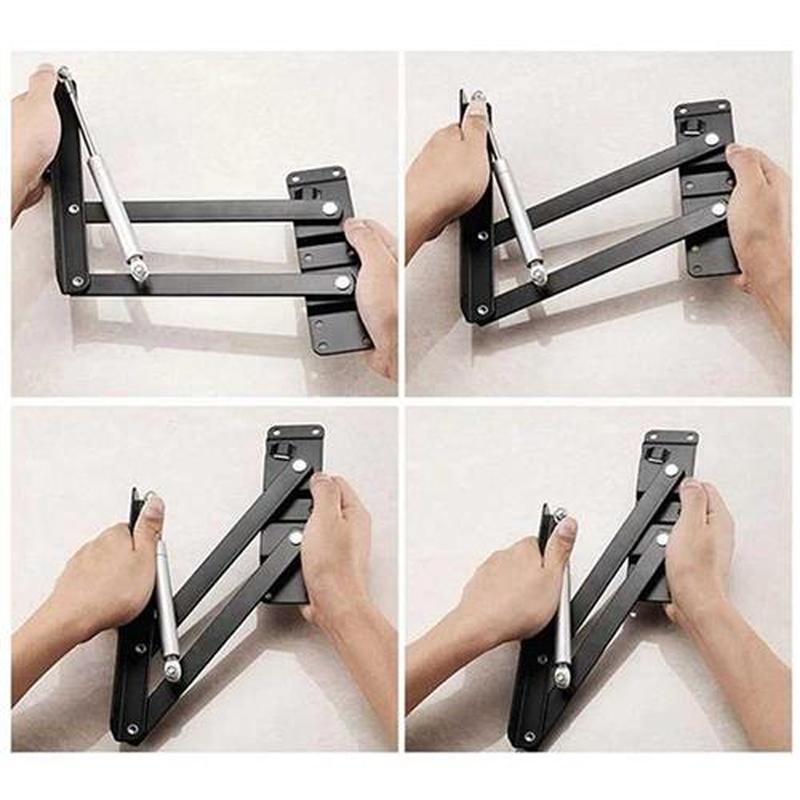 2Pcs Table Hinges Lift Up Coffee Table Top Foldable Mechanis
