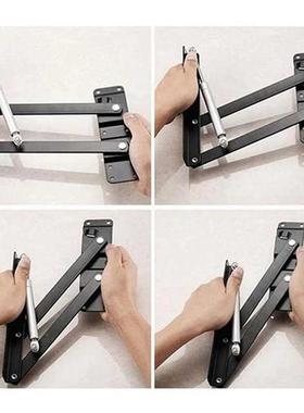 2Pcs Table Hinges Lift Up Coffee Table Top Foldable Mechanis