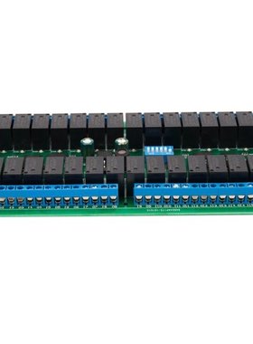 R421C32 DC12V 32 Channels Modbus RTU RS485 Bus Relay Module