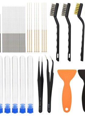 53Pcs/Set 3D Printer Part Nozzles Cleaning Kit Nozzle Cleani