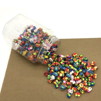 400pcs kawaii eraser lot cute mini animals heart erasers ru