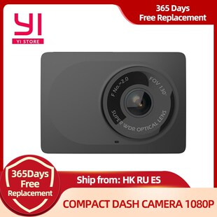 YI Compact Camera  Car Recorder 1080p Full HD Cam Dash boar