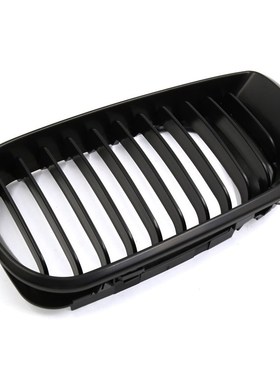 X ATOHAX Matte Black Front Hood Kidney Grille Grill  BMW E46