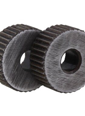 2PCS 19x8mm Single Straight Knurling Tool 1.5mm Pitch Linear