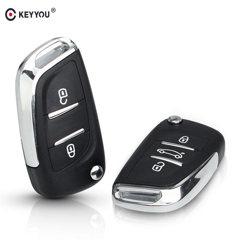 *2/3BT Ce0523 Modified Flip Remote Car Key Shell For Citroen