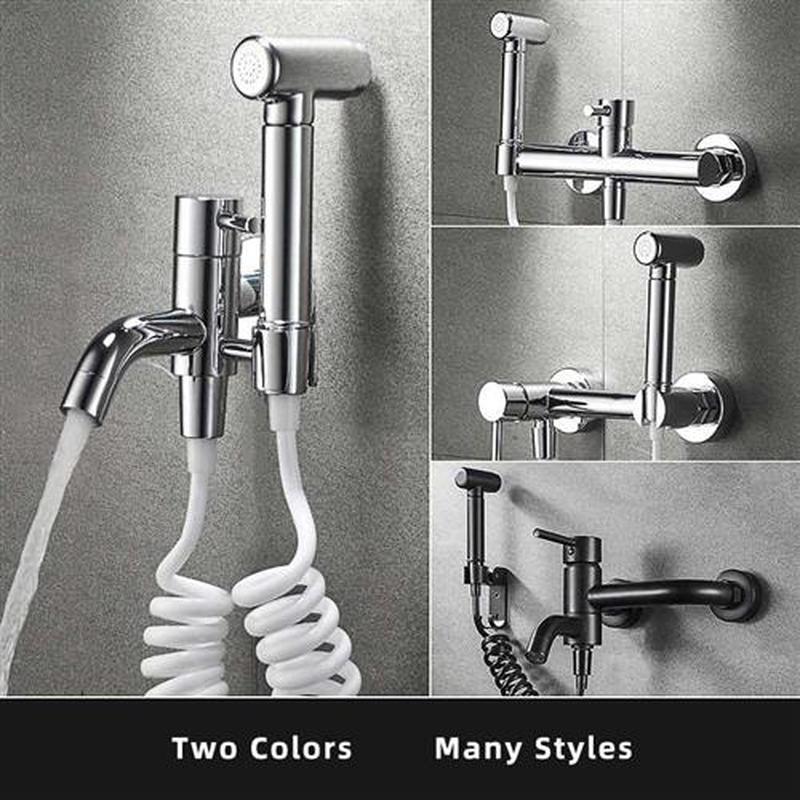 Black Toilet Portable Bidet Shower head Handheld Bidet spra