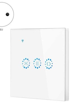 Hot EU Plug,Smart Home WiFi Electrical Press Smart Blinds C